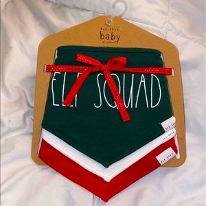Rae Dunn Christmas baby bandanas